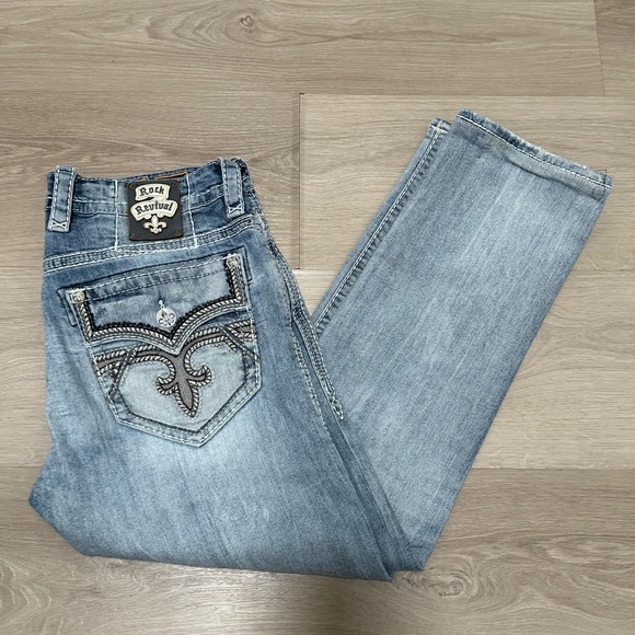 Rock Revival Other - 🔴SOLD🔴 Men’s Rock Revival Flarman Straight Size 36